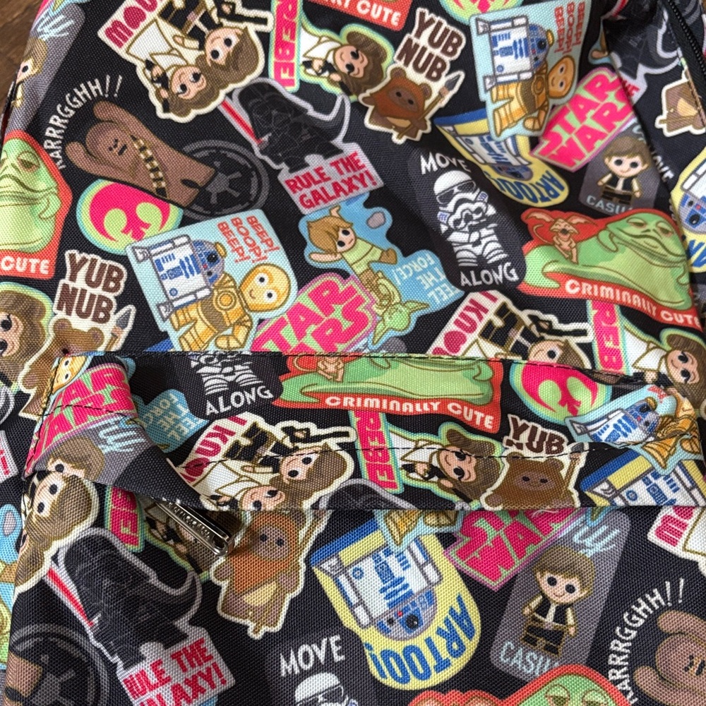 Loungefly Black Multicolor Star Wars Patch Collag… - image 3